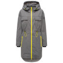 Marikoo Trüffelbonbon Damen Mantel N133 Grey Größe XXXL - Gr.46