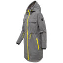 Marikoo Trüffelbonbon Damen Mantel N133 Grey Größe XXXL - Gr.46