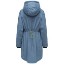 Marikoo Trüffelbonbon Damen Mantel N133 Dusty Blue Größe M - Gr.38