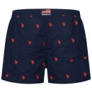 U.S. POLO ASSN. Herren Schwimmshorts Badehose P026 Navy-Rot Größe XXL - Gr. 2XL