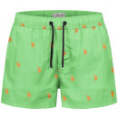 U.S. POLO ASSN. Herren Schwimmshorts Badehose P026 Grün-Orange Größe S - Gr. S