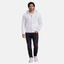 U.S. POLO ASSN. Herren Sweatjacke Hoodie P027 Weiss-Navy-Größe S - Gr. S
