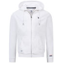 U.S. POLO ASSN. Herren Sweatjacke Hoodie P027 Weiss-Navy-Größe XXL - Gr. 2XL