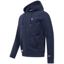 U.S. POLO ASSN. Herren Sweatjacke Hoodie P027 Navy-Royal-Größe S - Gr. S