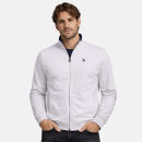 U.S. POLO ASSN. Herren Sweatjacke P028 Weiss-Navy-Größe XXL - Gr. 2XL