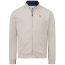 U.S. POLO ASSN. Herren Sweatjacke P028 Sand-Royal-Größe XXL - Gr. 2XL