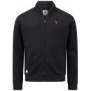 U.S. POLO ASSN. Herren Sweatjacke P028 Schwarz-Rot-Größe S - Gr. S