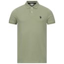 U.S. POLO ASSN. Herren Poloshirt P029 Olive-Navy-Größe M - Gr. M