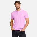 U.S. POLO ASSN. Herren Poloshirt P029 Pink-Royal-Größe M - Gr. M
