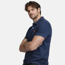 U.S. POLO ASSN. Herren Poloshirt P029 Navy-Rot-Größe M - Gr. M