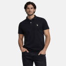 U.S. POLO ASSN. Herren Poloshirt P029 Schwarz-Weiss-Größe M - Gr. M