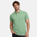 U.S. POLO ASSN. Herren Poloshirt P029 Gruen-Orange-Größe S - Gr. S