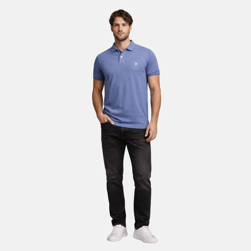 U.S. POLO ASSN. Herren Poloshirt P029 Blau-Royal-Größe M - Gr. M