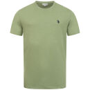 U.S. POLO ASSN Herren T-Shirt P030 Olive-Navy-Größe M - Gr. M