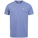 U.S. POLO ASSN Herren T-Shirt P030 Blau-Hellblau-Größe M - Gr. M