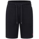 U.S. POLO ASSN. Herren Sweatshorts P031 Schwarz-Rot-Größe S - Gr. S