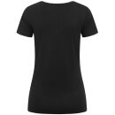 U.S. POLO ASSN. Damen T-Shirt rundhals P032 Schwarz-Weiss-Größe XL - Gr. XL