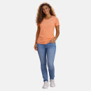 U.S. POLO ASSN. Damen T-Shirt rundhals P032 Lachs-Lila-Größe M - Gr. M