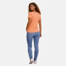 U.S. POLO ASSN. Damen T-Shirt rundhals P032 Lachs-Lila-Größe M - Gr. M