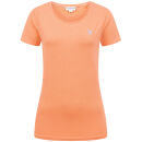 U.S. POLO ASSN. Damen T-Shirt rundhals P032 Lachs-Lila-Größe M - Gr. M