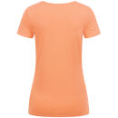 U.S. POLO ASSN. Damen T-Shirt rundhals P032 Lachs-Lila-Größe M - Gr. M