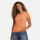U.S. POLO ASSN. Damen T-Shirt rundhals P032 Lachs-Lila-Größe M - Gr. M