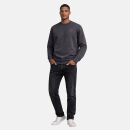 U.S. POLO ASSN. Herren Sweatshirt rundhals P033 AnthrazitMelange-Rot Größe L - Gr. L