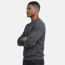 U.S. POLO ASSN. Herren Sweatshirt rundhals P033 AnthrazitMelange-Rot Größe L - Gr. L