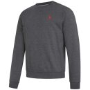U.S. POLO ASSN. Herren Sweatshirt rundhals P033 AnthrazitMelange-Rot Größe L - Gr. L