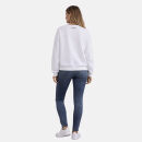 U.S. POLO ASSN. Damen Sweatshirt P034 Weiss-Lila Größe L - Gr. L