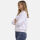 U.S. POLO ASSN. Damen Sweatshirt P034 Weiss-Lila Größe L - Gr. L