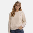 U.S. POLO ASSN. Damen Sweatshirt P034 Beige-Pink Größe L - Gr. L