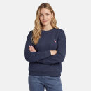 U.S. POLO ASSN. Damen Sweatshirt P034 Navy-Pink Größe L - Gr. L