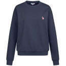 U.S. POLO ASSN. Damen Sweatshirt P034 Navy-Pink Größe L - Gr. L
