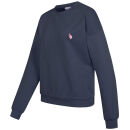 U.S. POLO ASSN. Damen Sweatshirt P034 Navy-Pink Größe L - Gr. L