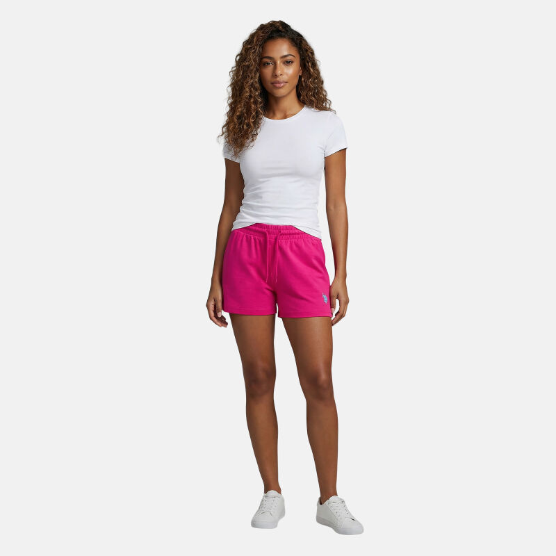 U.S. POLO ASSN. Damen Shorts P035 Fuchsia-Royal Größe S - Gr. S