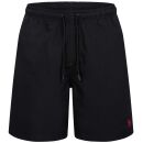 U.S. POLO ASSN. Herren Schwimmshorts P036 Schwarz-Rot Größe XXXL - Gr. 3XL