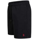 U.S. POLO ASSN. Herren Schwimmshorts P036 Schwarz-Rot Größe XXXL - Gr. 3XL