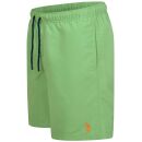 U.S. POLO ASSN. Herren Schwimmshorts P036 Grün-Orange Größe L - Gr. L