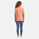 U.S. POLO ASSN. Damen Poloshirt zweifarbig P007 Lachs-Lila-Größe S - Gr. S