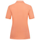 U.S. POLO ASSN. Damen Poloshirt zweifarbig P007 Lachs-Lila-Größe S - Gr. S