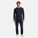 U.S. POLO ASSN. Herren Longsleeve Basic Shirt P003 Navy-Rot-Größe S - Gr. S