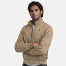 U.S. POLO ASSN. Herren Jacke P037 Beige-Navy-Größe 48 - Gr. M