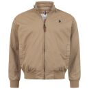 U.S. POLO ASSN. Herren Jacke P037 Beige-Navy-Größe 48 - Gr. M