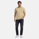 U.S. POLO ASSN. Herren Poloshirt mit offenem Kragen P038 Beige-Navy-Größe XL - Gr. XL