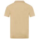 U.S. POLO ASSN. Herren Poloshirt mit offenem Kragen P038 Beige-Navy-Größe XL - Gr. XL