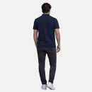 U.S. POLO ASSN. Herren Poloshirt mit offenem Kragen P038 Navy-Hellblau-Größe XL - Gr. XL