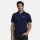 U.S. POLO ASSN. Herren Poloshirt mit offenem Kragen P038 Navy-Hellblau-Größe XL - Gr. XL