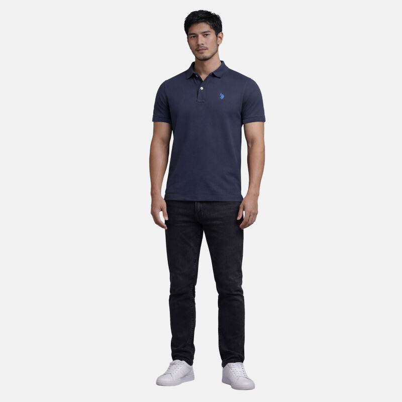 U.S. POLO ASSN. Herren Poloshirt Shortsleeve P039 Navy-Royal-Größe XL - Gr. XL