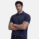 U.S. POLO ASSN. Herren Poloshirt Shortsleeve P039 Navy-Royal-Größe XL - Gr. XL